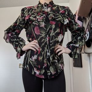 Milk Thistle Print Blouse